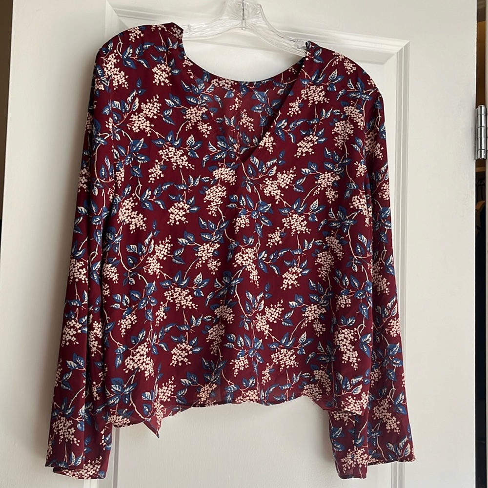 Madewell Floral Blouse